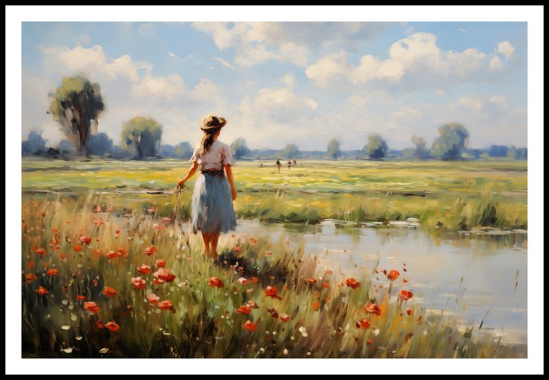 Plakat 91,5x61cm Wiejski Spokój zdjęcie 3