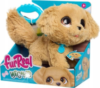 FURREAL CHODZĄCY PIESEK ZABAWKA INTERAKTYWNA PLUSZAK PLUSZOWA GOLDEN 20 CM