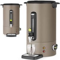 warnik do wody grzanego wina z kranem tacką ociekową 16 l 1650 w - taupe