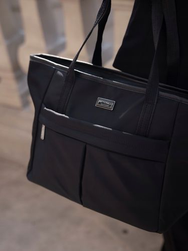 Torebka damska shopper bag czarna torba pojemna duża A4 miejska PETERSON na Arena.pl