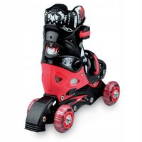 Rolko-Wrotki 3w1 Regulowane RAVEN Singer Black/Red 33-36