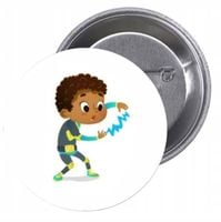 Przypinki buttony SUPER BOHATER CUDOWNA JAKOŚĆ HIT