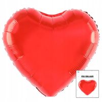 BALON FOLIOWY SERCE CZERWONE DEKORACJA URODZINOWA NA PRZYJĘCIE 3D