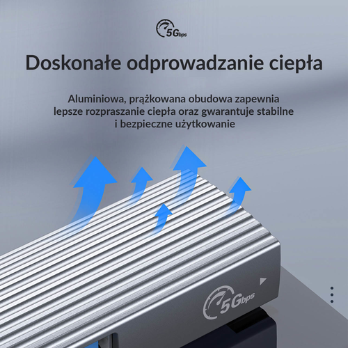 Orico Hub USB-C, USB-A 5Gbps, 3*USB-A 2.0, alumini na Arena.pl