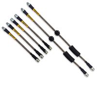 BMW E32 - Zestaw Przewodów Hamulcowych Teflonowych W Oplocie Stalowym