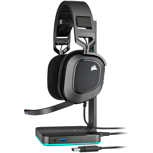 CORSAIR HS80 RGB USB Headset, Carbon - EU na Arena.pl