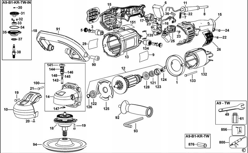 DEWALT N089177 MODUŁ ELEKTRONIKI DO DWP849X zdjęcie 2