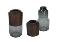 Wazon szklany wzór 8