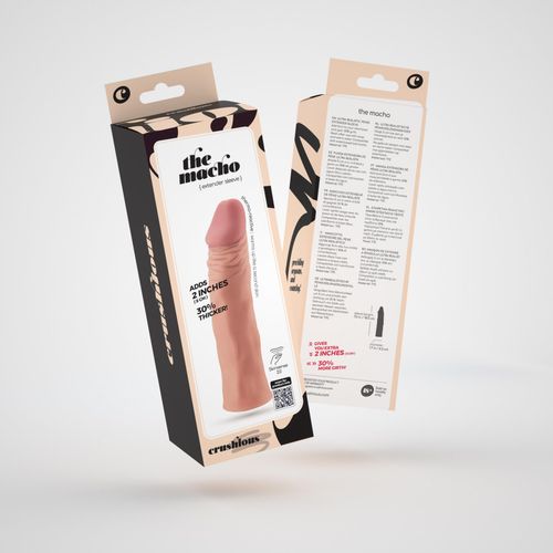crushious the macho realistic penis sleeve with 2" extension na Arena.pl