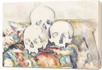 Obraz 100x70cm The Three Skulls, Paul Cezanne Vintage do Salonu