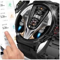 SMARTWATCH MĘSKI ZEGAREK ROZMOWY 710 mAh BATERIA MENU POLSKIE POMIARY SMS