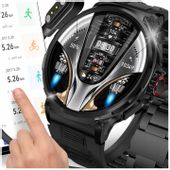 SMARTWATCH MĘSKI ZEGAREK ROZMOWY 710 mAh BATERIA MENU POLSKIE POMIARY SMS