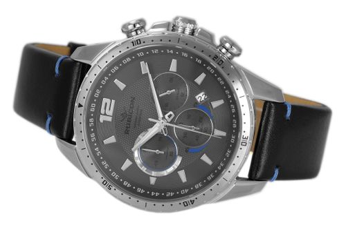 RUBICON RNCD98 - CHRONOGRAF (zr095c) black/silver na Arena.pl