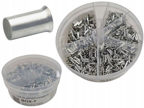 TULEJKA NIEIZOLOWANA TULEJKI NIEIZOLOWANE ZESTAW BOX-7 0,5-2,5mm2 1700 na Arena.pl