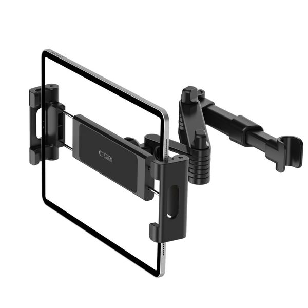 TECH-PROTECT V1 STRETCHABLE HEADREST CAR MOUNT FOR TABLET BLACK zdjęcie 2