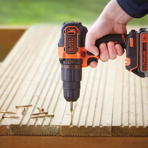 Black Decker Wiertarko wkrętarka udarowa 18V BDCHD18K1B2 2x 2,0Ah 40Nm na Arena.pl