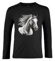 Bluzka t-shirt z długim rękawem Konie