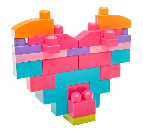 MEGA BLOKS Duża torba 80 elementów Różowa na Arena.pl