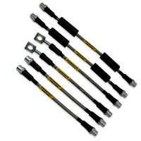 Audi A6 C5 - Zestaw Przewodów Hamulcowych Teflonowych W Oplocie Stalowym