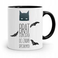 Kubek Czarny Prezent Dla Brata Jednostka Specjalna Z Nadrukiem Ze Zdjęciem