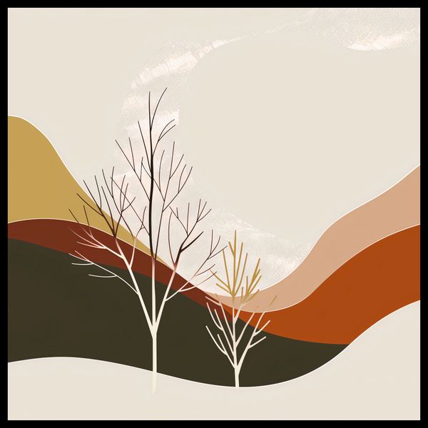 Plakat 80x80cm Pustynia Widzi zdjęcie 2