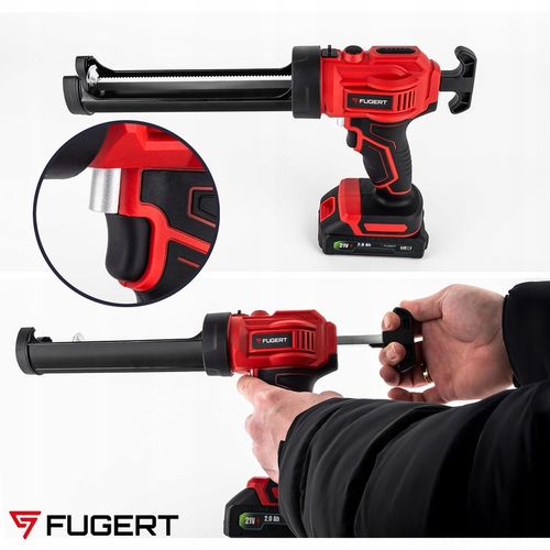 WYCISKACZ PISTOLET DO SILIKONU KLEJU AKUMULATOROWY Z REGULACJĄ na Arena.pl