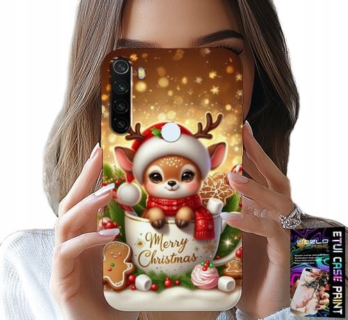 ETUI DO XIAOMI NOTE 8T - RENIFEREK SŁODKI RENIFER ŚWIĄTECZNE WZÓR na Arena.pl