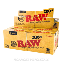 box - 40 x bibułki raw 200's king size slim