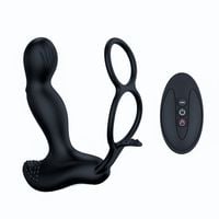 wibrator silicone massager 7 function and heating function, black
