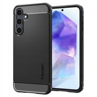 Etui plecki Spigen Rugged Armor do Samsung Galaxy A55 5G Matte Black