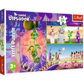 Puzzle - 24 Maxi - Ciekawski Smok Diplodok - Trefl 14376