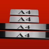 Listwa progowa AUDI A4 B8 Stal nierdzewna 304 połysk 4szt