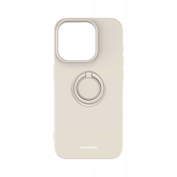 Spacecase Silicone Ring Iphone 15 Pro Bone zdjęcie 5