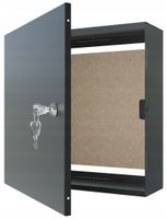 Obudowa rozdzielnicy metalowa Stalflex czarna natynkowa 30x30x10 cm IP20