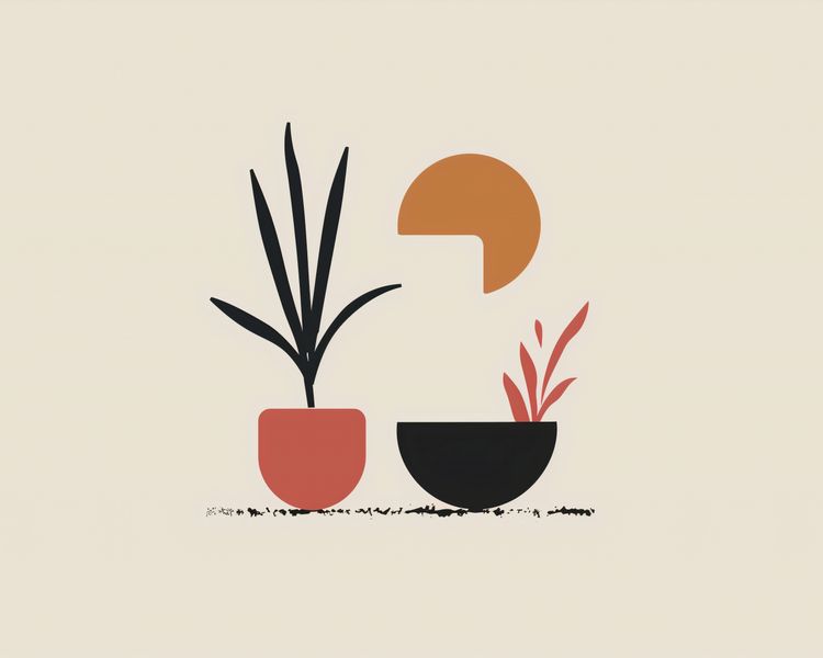 Plakat 50x40cm Domowy Ogród zdjęcie 1