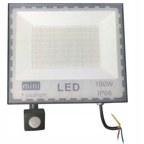 HALOGEN NAŚWIETLACZ LED LAMPA 100W CZUJNIK RUCHU na Arena.pl