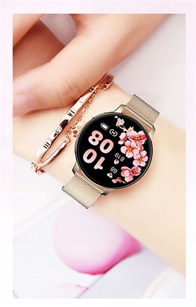 SMARTWATCH ZEGAREK DAMSKI POLSKIE MENU ROZMOWY WIADOMOŚCI 4 PASKI zdjęcie 11