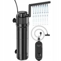 5W1 FILTR WEWNĘTRZNY Z LAMPĄ UV 800L/H DO AKWARIUM 100-300L Z UVC