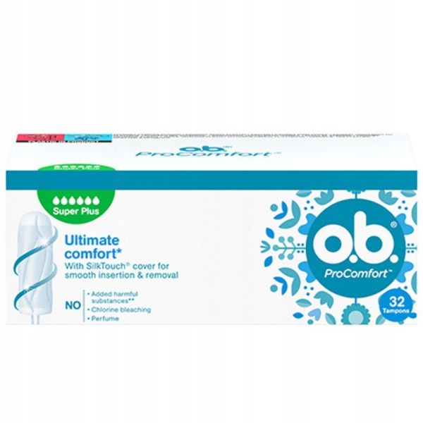 o.b. ProComfort Super Plus tampony 32 sztuki zdjęcie 1