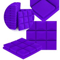 Pianka akustyczna KOSTKA wypukła 30x30x5 cm Panel wygłuszający BUFFO Fiolet