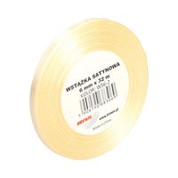 WSTĄŻKA SATYNOWA 6MM X 32M WS6-2 BREWIS ECRU