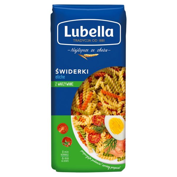 Lubella Makaron świderki z warzywami 400 g zdjęcie 1