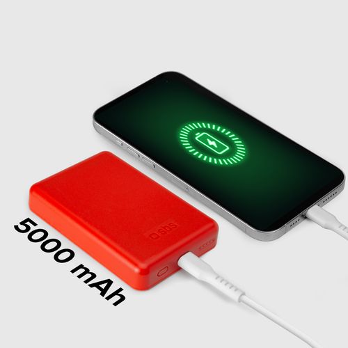 powerbank 5000 mah magsafe - czerwony na Arena.pl