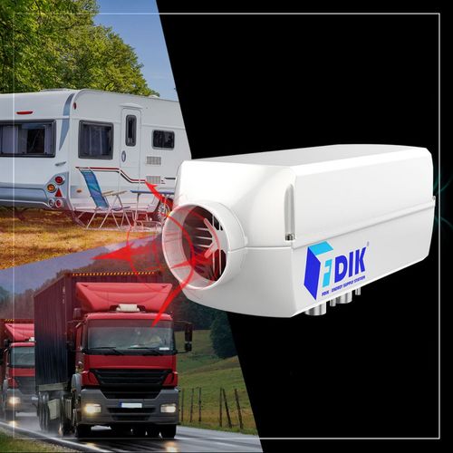 Ogrzewanie postojowe 5kW 12V diesel LCD FDIK nagrzewnica olejowa z dmuchawą na Arena.pl