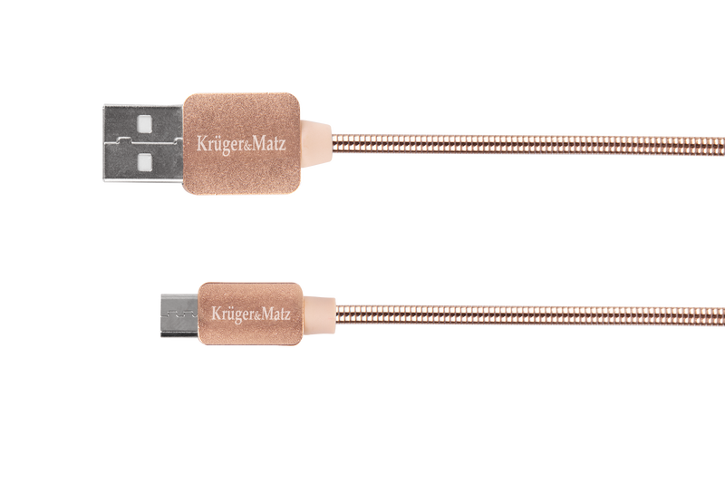 KM0360 Kabel USB - micro USB 1m Kruger&Matz zdjęcie 1
