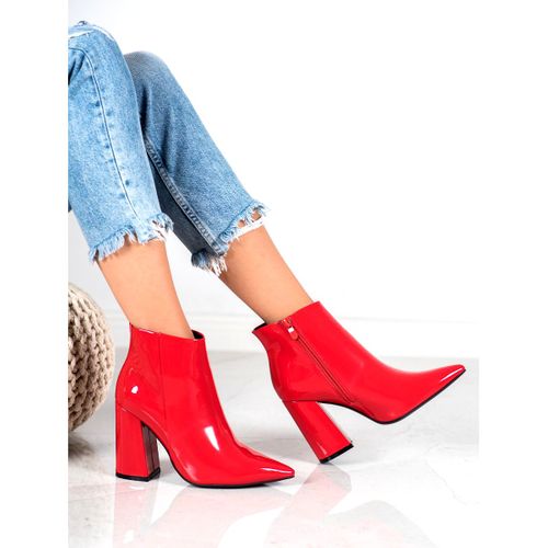 Czerwone Lakierowane Botki r.36 na Arena.pl