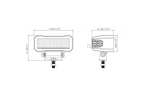 Lampa robocza LED reflektor KAMAR L3420 2xLED 1750lm na Arena.pl