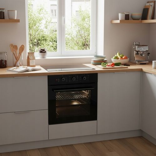 PIEKARNIK DO ZABUDOWY GŁĘBOKOŚĆ 55cm ELEKTRYCZNY 50L CZARNY POKRĘTŁA na Arena.pl