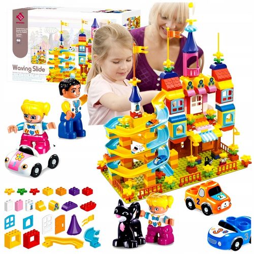 KLOCKI KONSTRUKCYJNE NAJLEPSZY PREZENT DLA 3 4 5 6 7 8 LATKA ZESTAW 209 EL. na Arena.pl