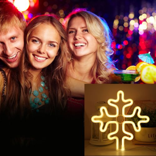 Neon Led Heckermann Wiszący Śnieżynka 1 na Arena.pl